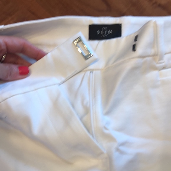 Slim white crop pants WHBM - Picture 2 of 6